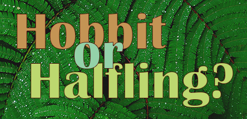 Hobbit of Halfling?